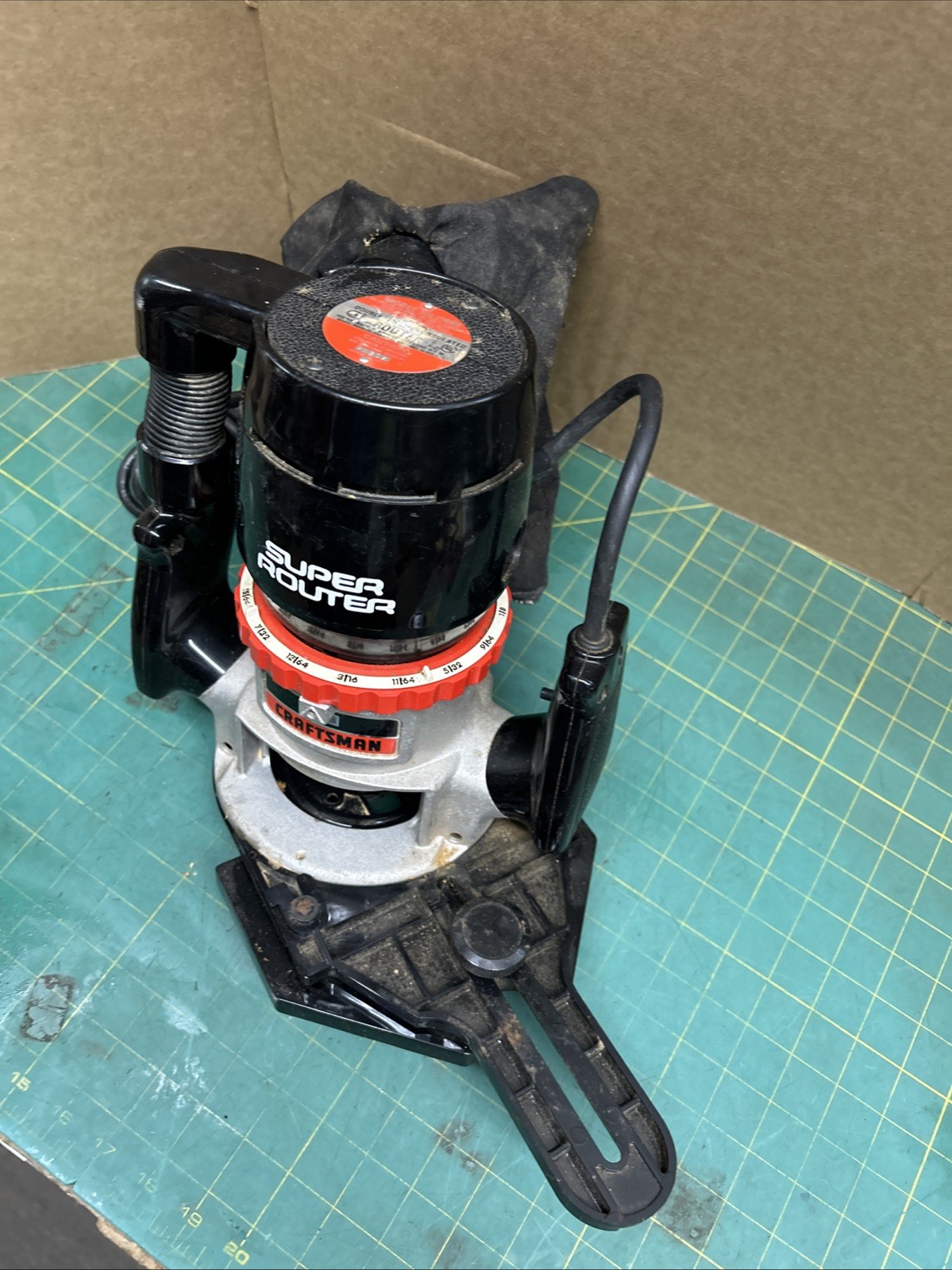 Sears Craftsman Super Router 110-120V 8.0amp 25,000RPM 315.17400 w/ Dust Bag