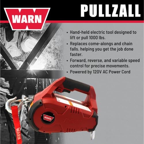 PullzAll 120V AC Electric Winch with 1/2 Ton (1,000 lb) Corded PullzAll
