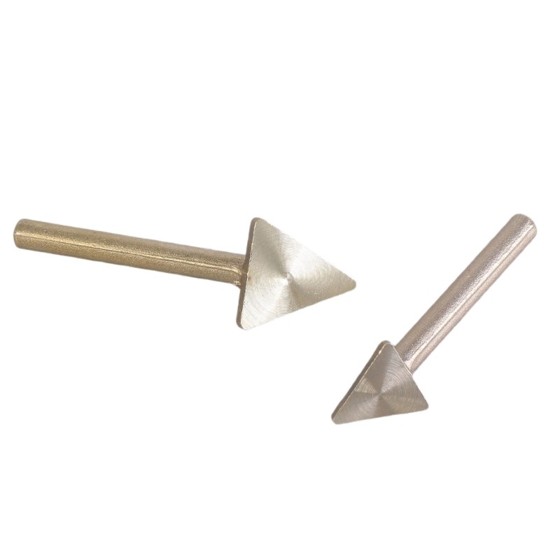 Flat Triangular Soldering Tip for Kayak Bumper Repair Plastic Welding Tool 2pcs