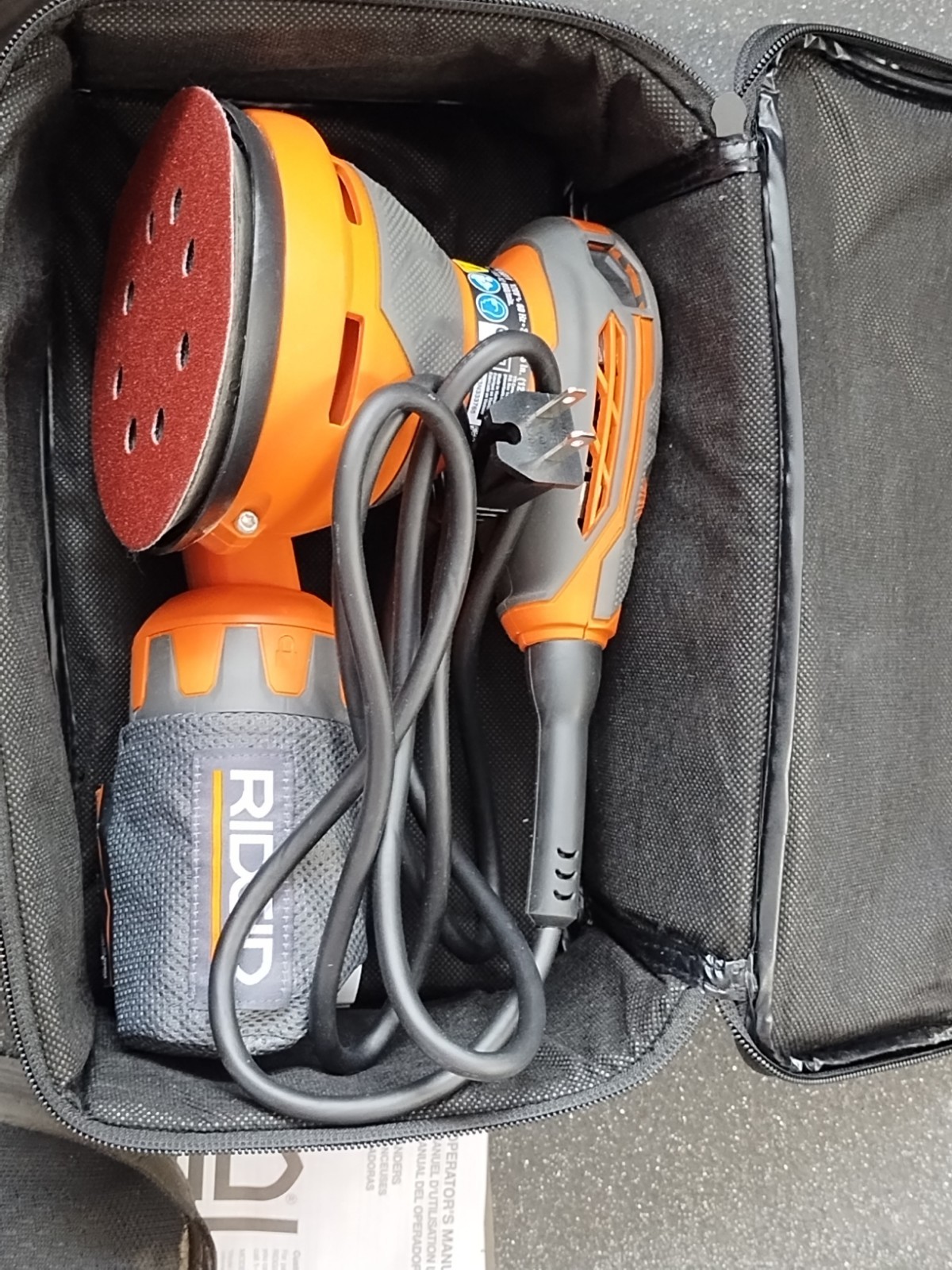🔴RIDGID 5in 120V Random Orbit Sander (R26011)