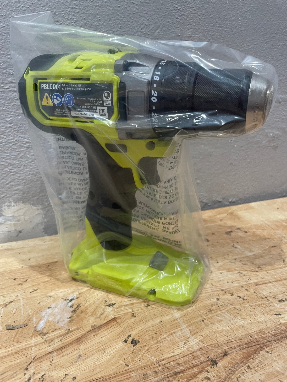 Ryobi PBLDD01 18V Brushless Cordless 1/2 in. Drill/Driver (Tool Only)