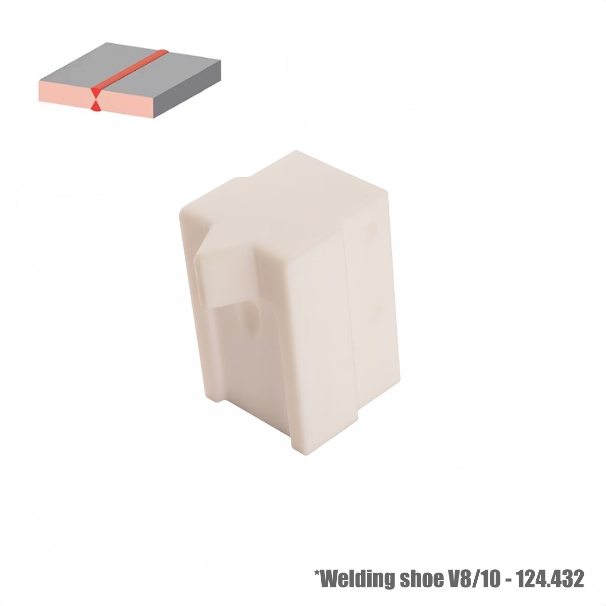 WELDY Welding Shoe for Booster EX2 / EX3 Extrusion Welding Machine Welder