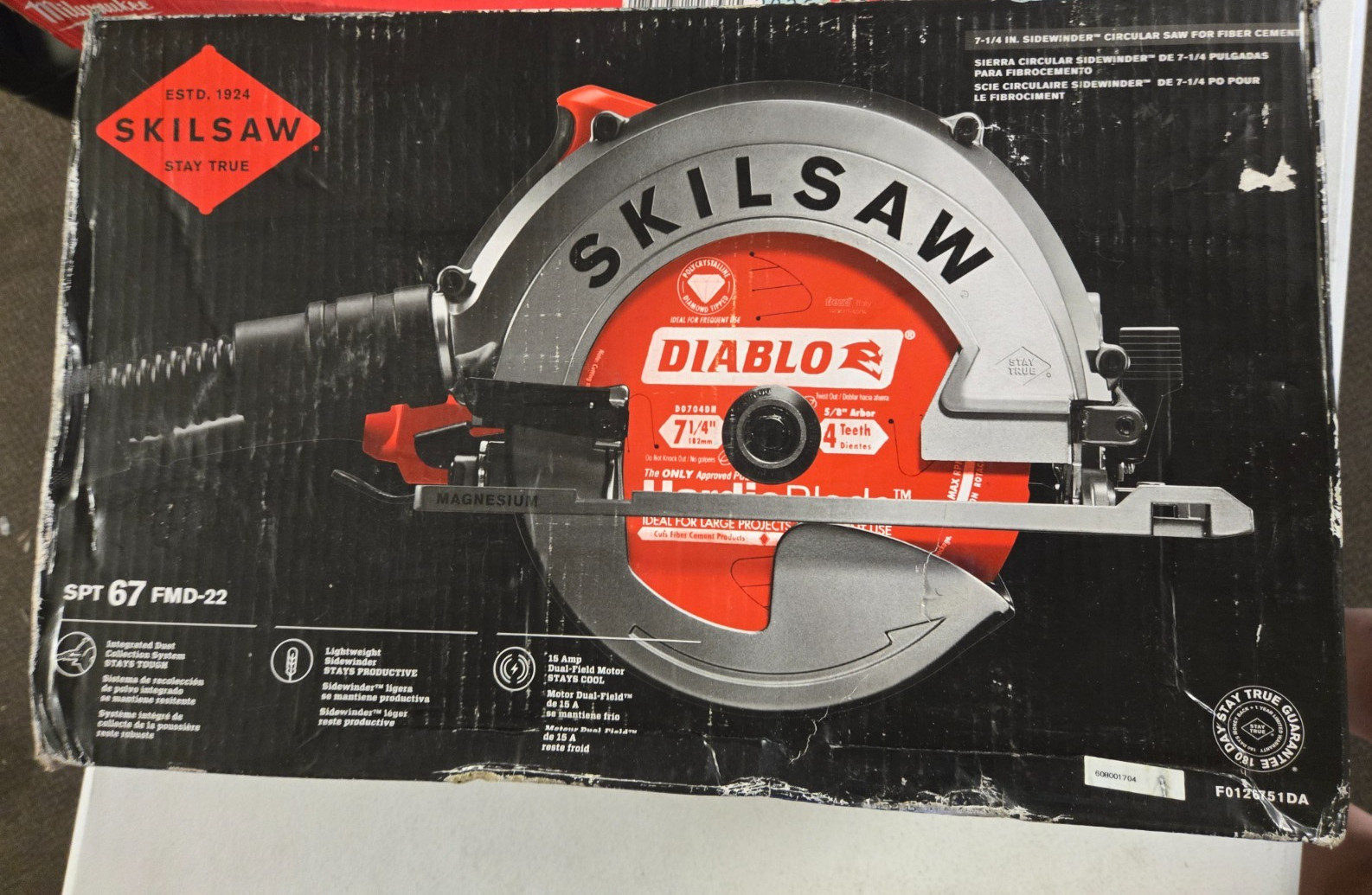 SKILSAW SPT67FMD-22 7-1/4&Prime; Dual Field Sidewinder Circular Saw (Tool Only)