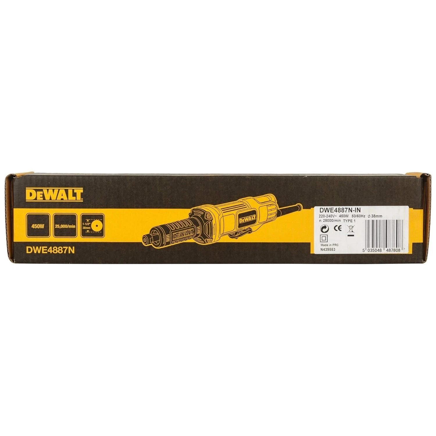 DEWALT Die Grinder With 2 Wrenches 450W DWE 4887N