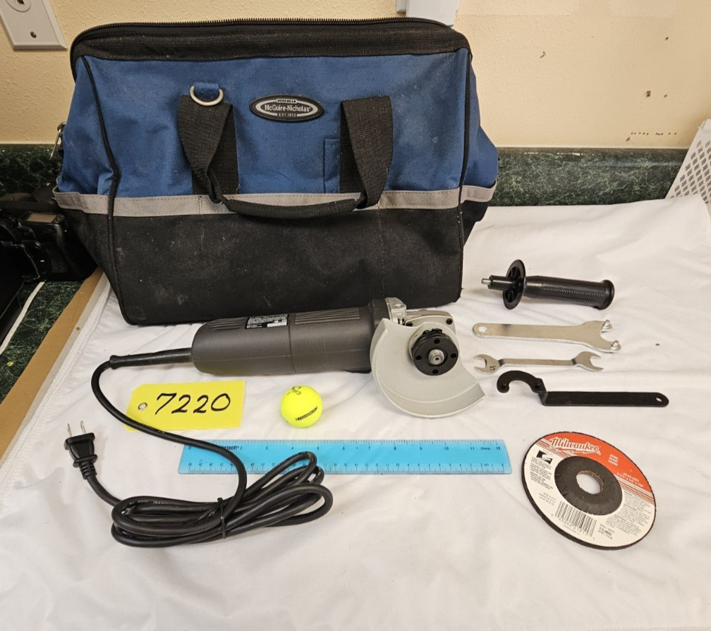 Angle Grinder 4-1/2&Prime; Craftsman # 900-277420 w/Carry Bag Fabrication Tool