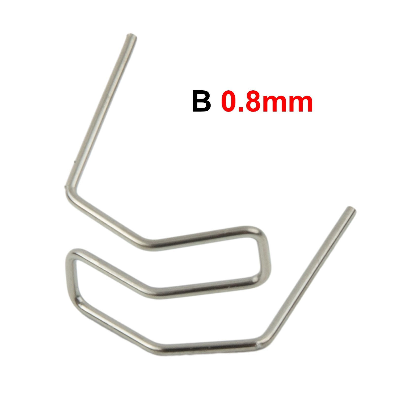 Repair Plastic with Ease Secure Your Fix with 100pcs of 06/08mm Hot Staples!