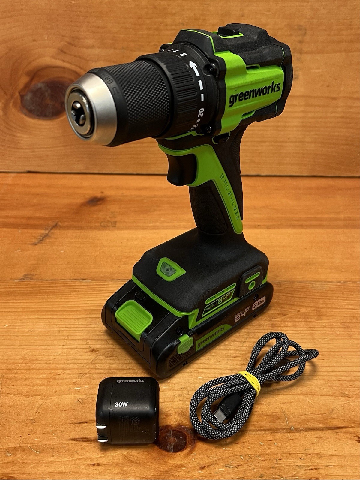 Greenworks | DD340 | Drill/Driver With Battery And Charger
