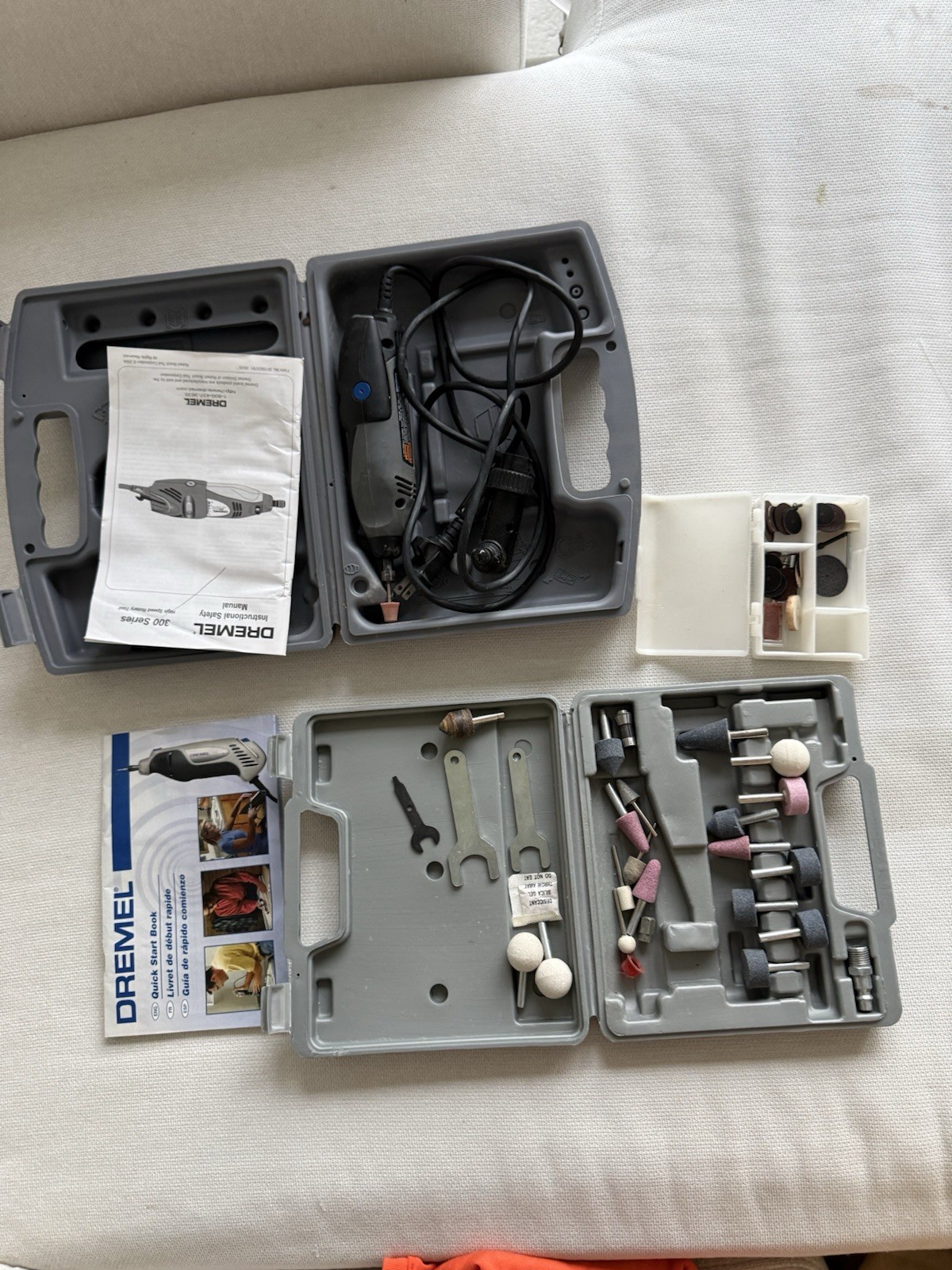 Dremel 300 Series Variable Speed Rotary Tool Kit w/ Case Additional Accessories