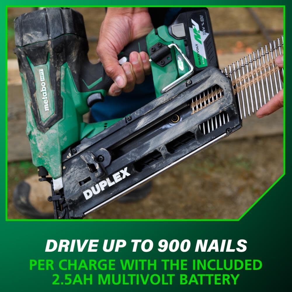 Metabo Hpt 36V Multivolt Forming Nailer 3 1/2In Cordless Kit