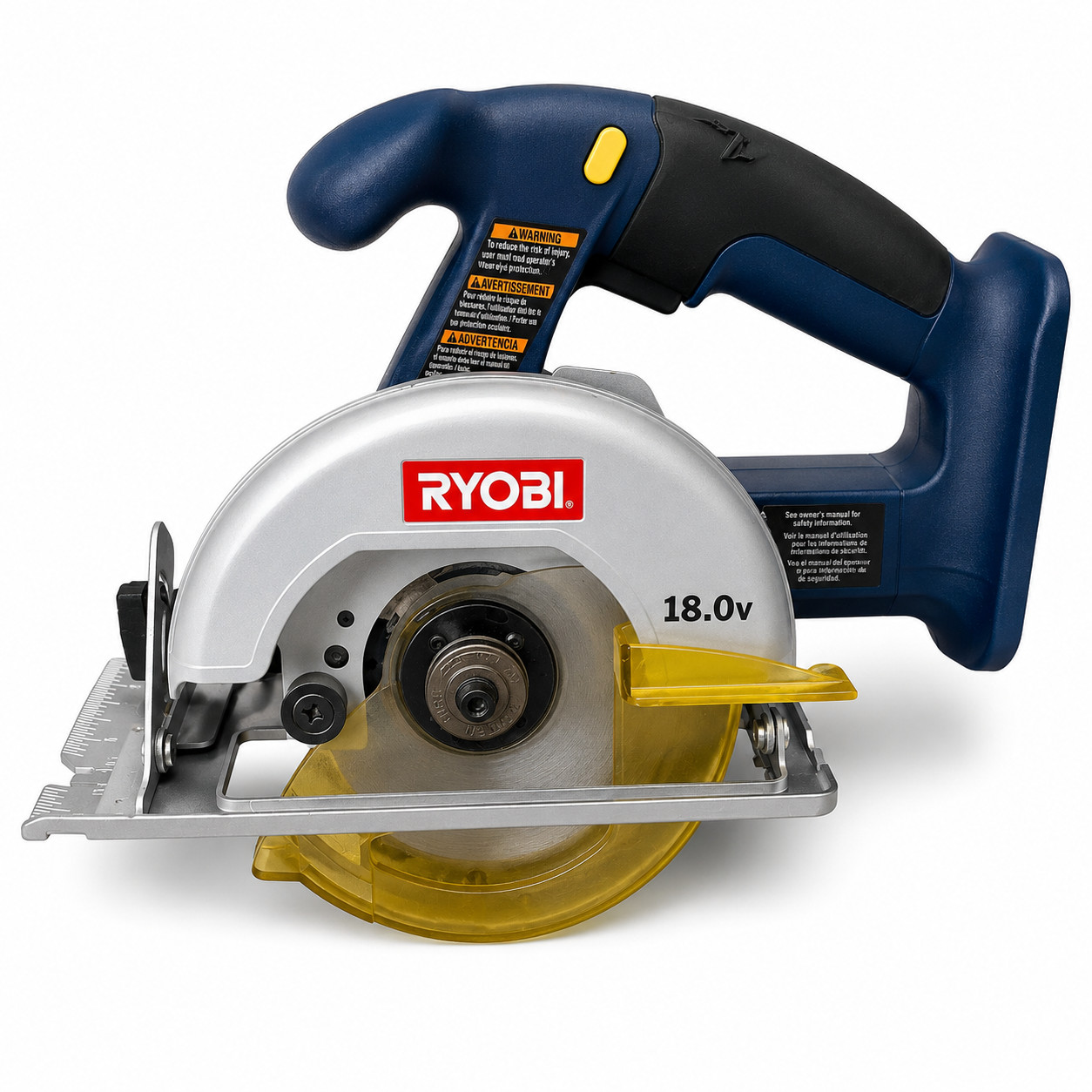 18V Ryobi P501 Blue Cordless Circular Saw TOOL ONLY No Battery Incl. Tested
