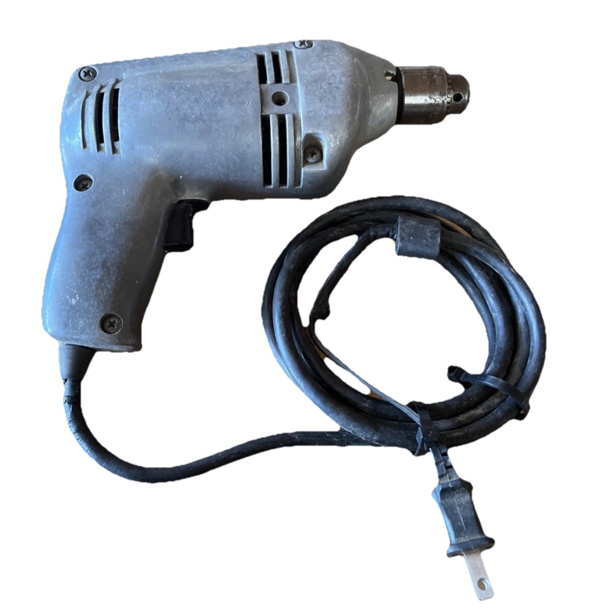 Vintage Drill Shopmate Electric Model 7408G Metal Corded 2000RPM 1/4” 115VAC