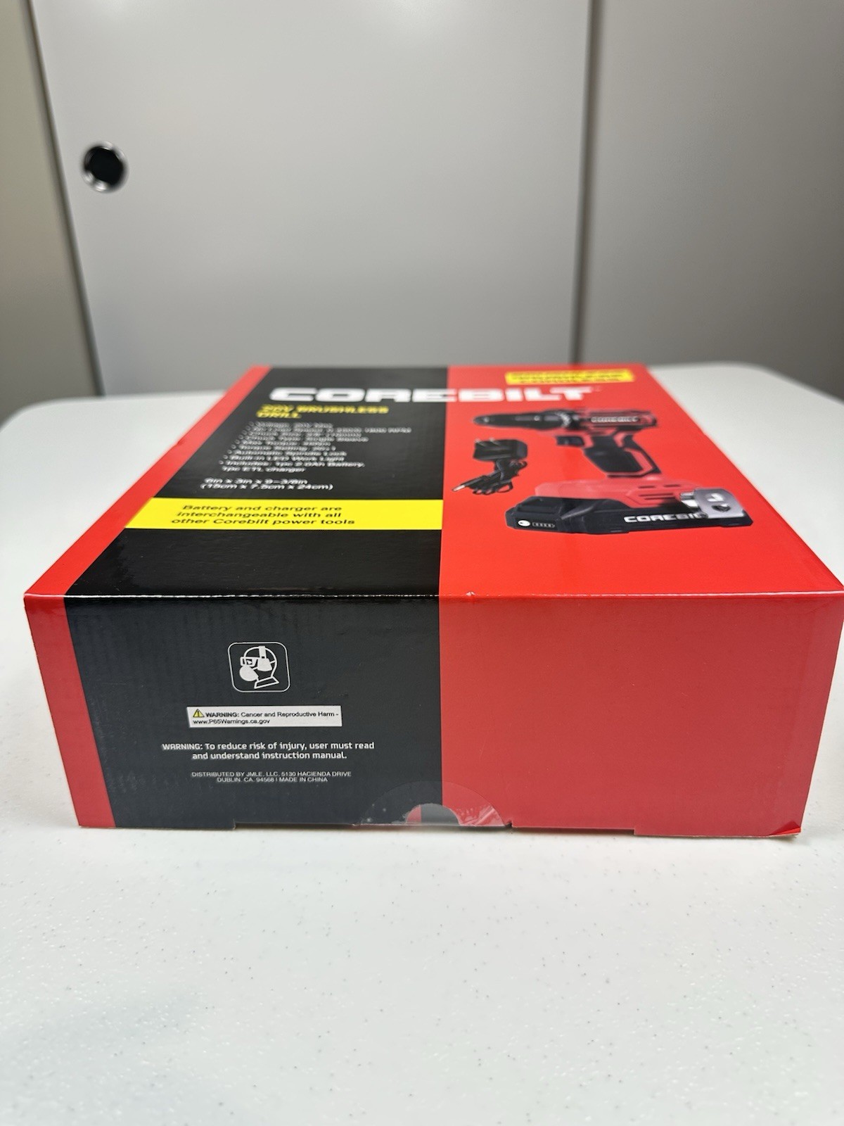 Corebilt 20v Cordless Drill with Battery and Charger and Case New in Sealed Box