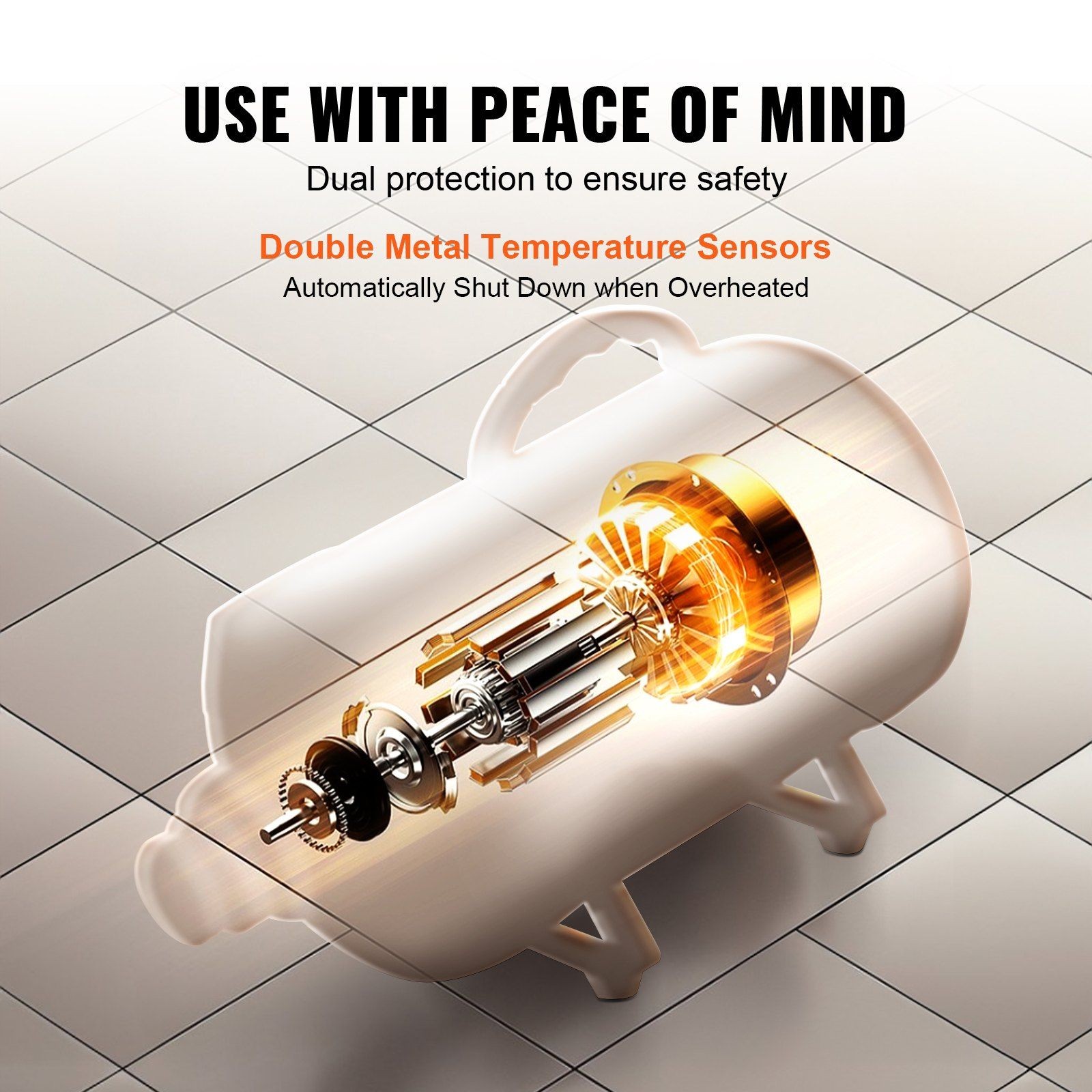 2800W Professional Pet Dryer: Temp & Speed Control, 4 Nozzles, Extendable Hose