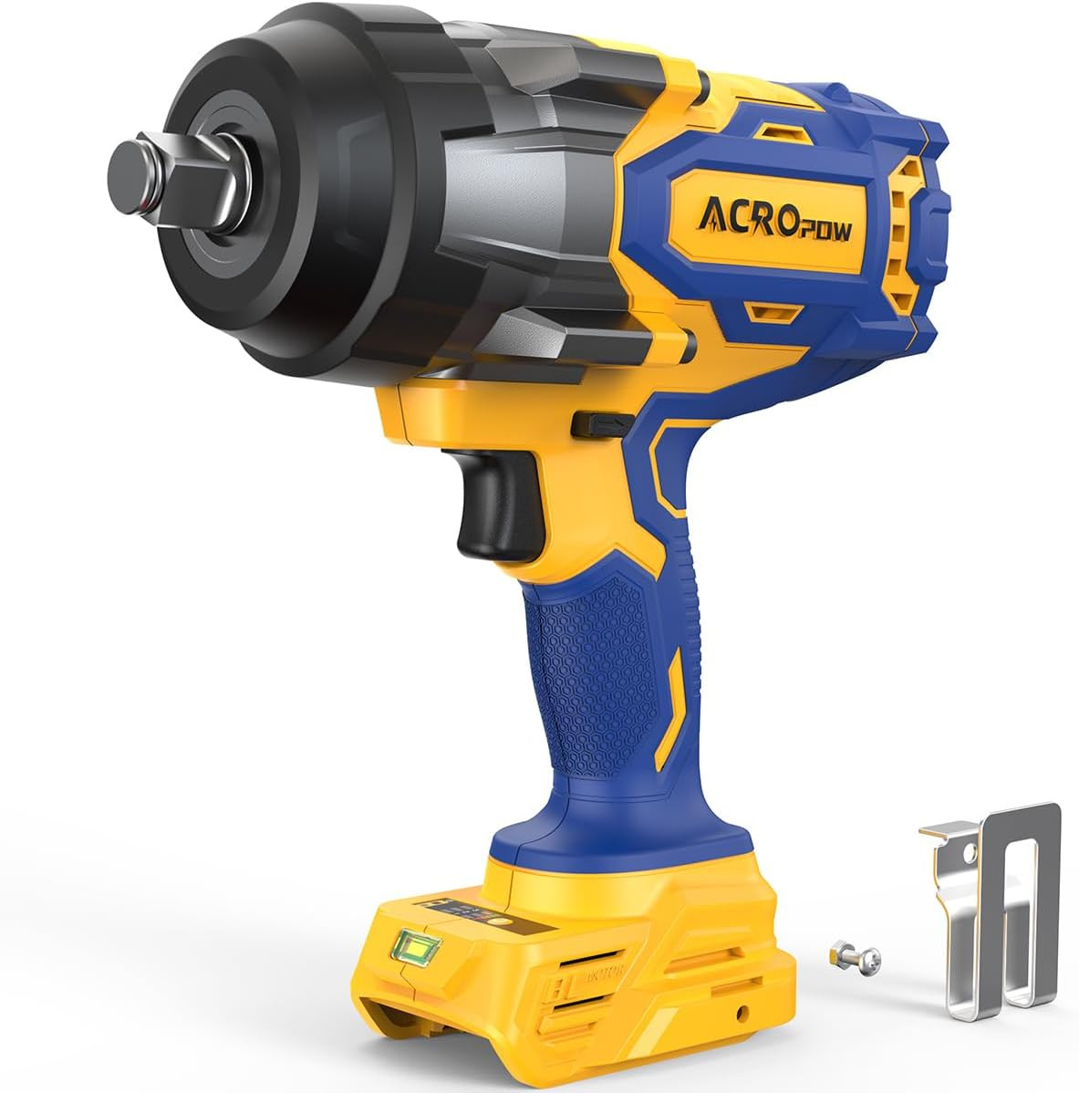 Cordless Impact Wrench Compatible with DEWALT 20V MAX Battery， 1/2” 1700FT-LBS B