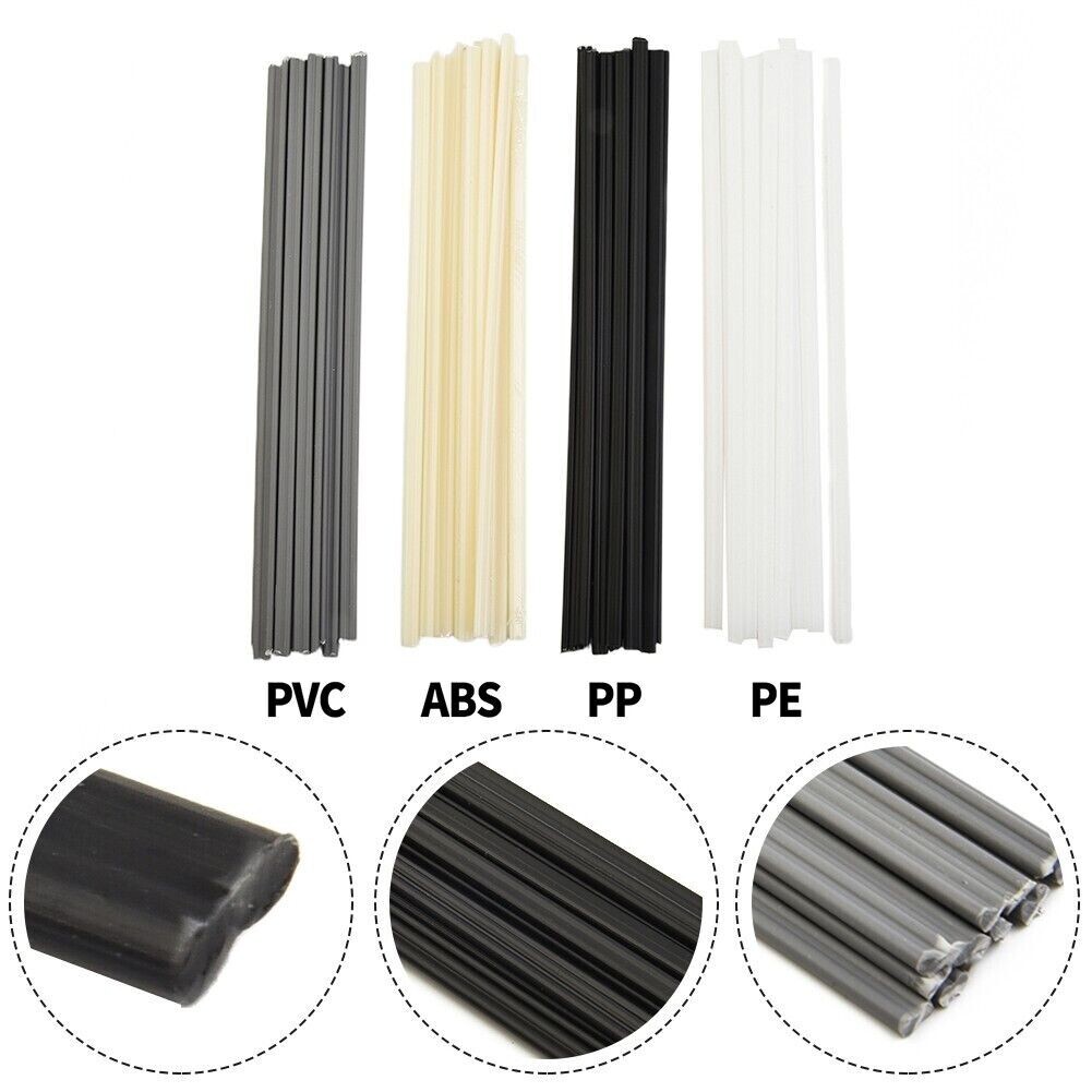 50pcs 8&Prime; ABS/PP/PVC/PE Plastic Welding Rods Sticks Welder for Car Bumper Repair
