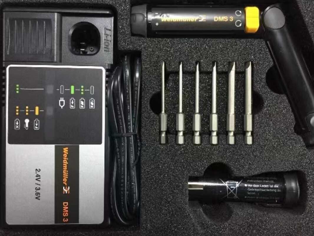 Weidmuller Electric Torque Screwdriver DMS 3 SET 2 ，9007480000