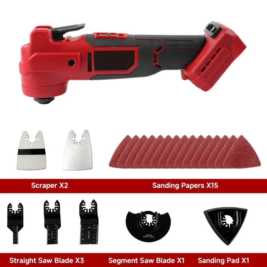 Milwaukee Cordless Multi-Tool Oscillating Tool for Milwaukee Battery With Blades