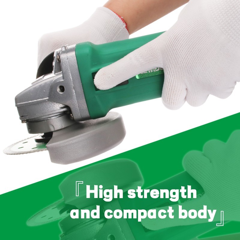 Electric Angle Grinder 4.5&Prime; 1000W Side Switch 11000RPM Long Cord 227cm Kit