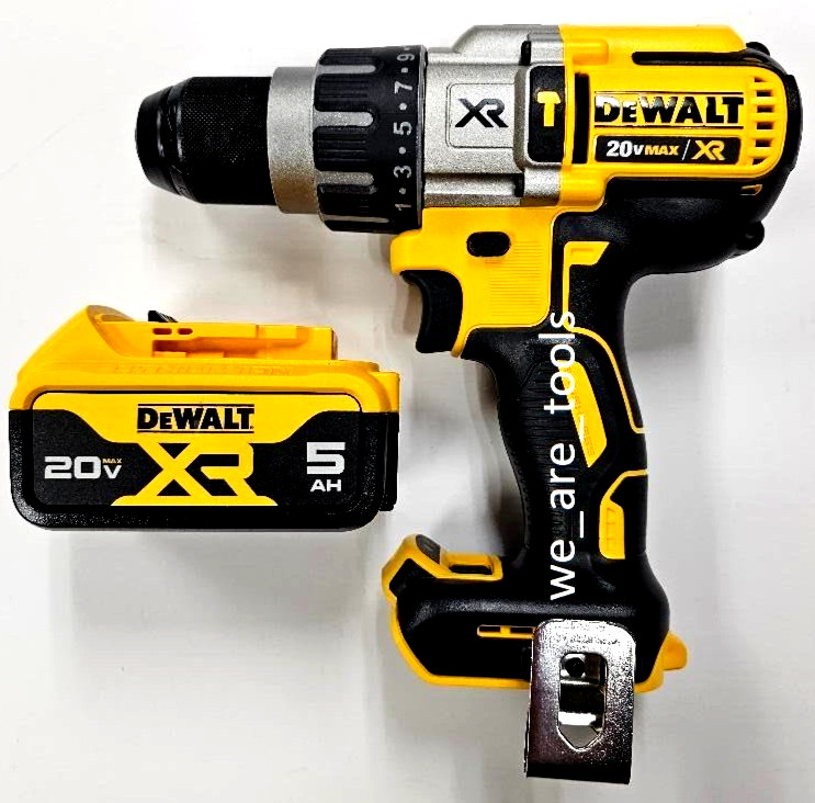 DeWalt DCD996 1/2 Hammer Drill, (1) DCB205 Battery 20V Max XR Brushless 20 Volt
