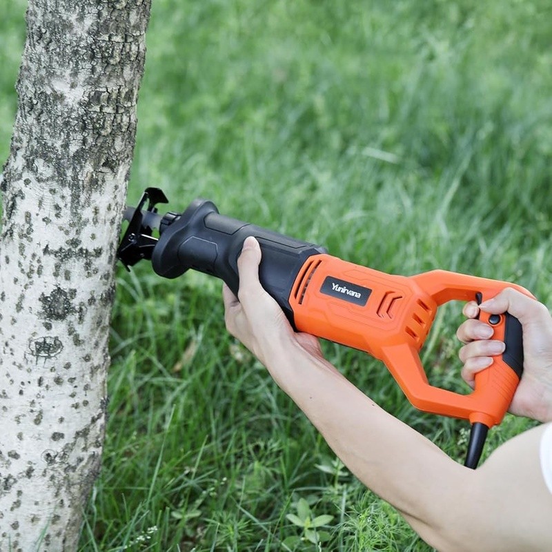 120V 6A Corded Reciprocating Saw 3000 SPM Variable Speed Wood Metal Cutting New