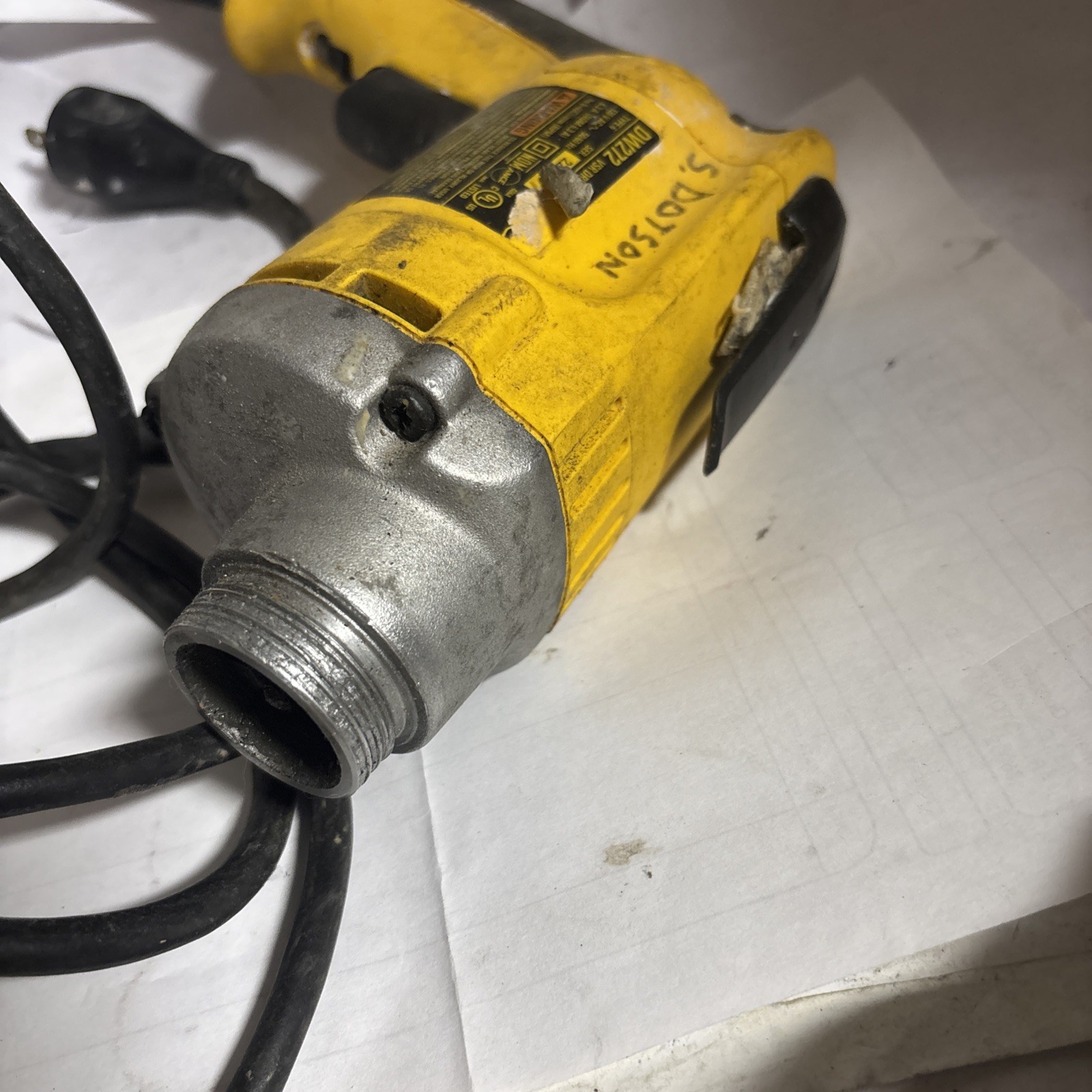 DEWALT DW272 4000RPM VSR Drywall Screwdriver – FOR PARTS OR REPAIR