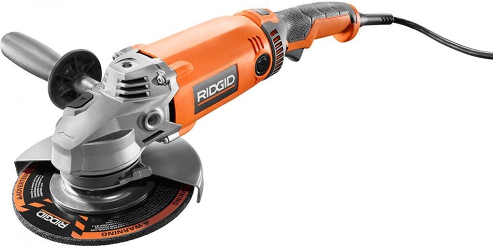 Twist Handle Angle Grinder 15 Amp Corded 7 in. Power Tool Precise Grinding Wheel
