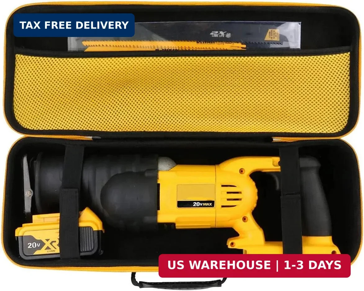 Khanka Hard Case for DEWALT DCS382B / DCS369B / DCS380B/ DCS380P1 Cordless Recip