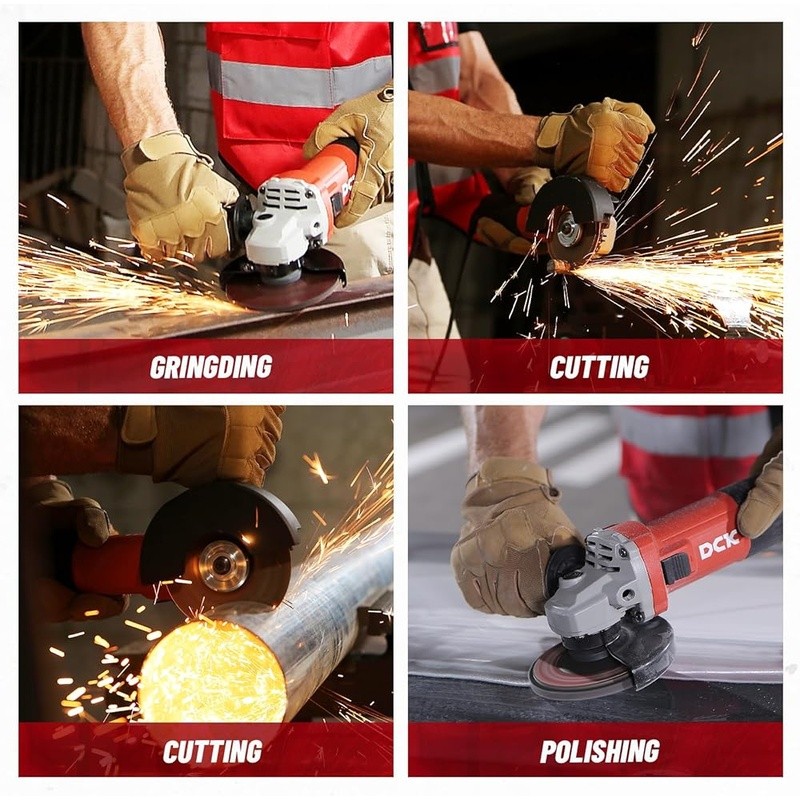 9Amp Angle Grinder 4.5In Electric Tool 11800RPM Cutting Grinding Polishing New