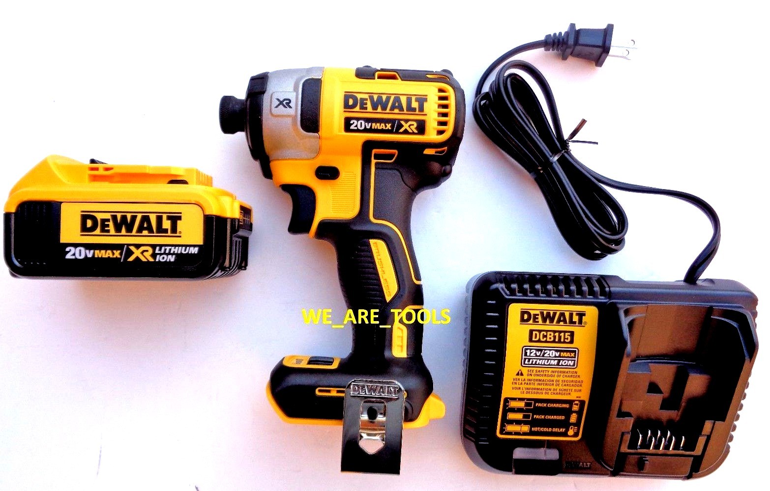 Dewalt DCF887 20V 3-Speed Brushless 1/4 Impact, (1) DCB204 4.0 Battery, Charger