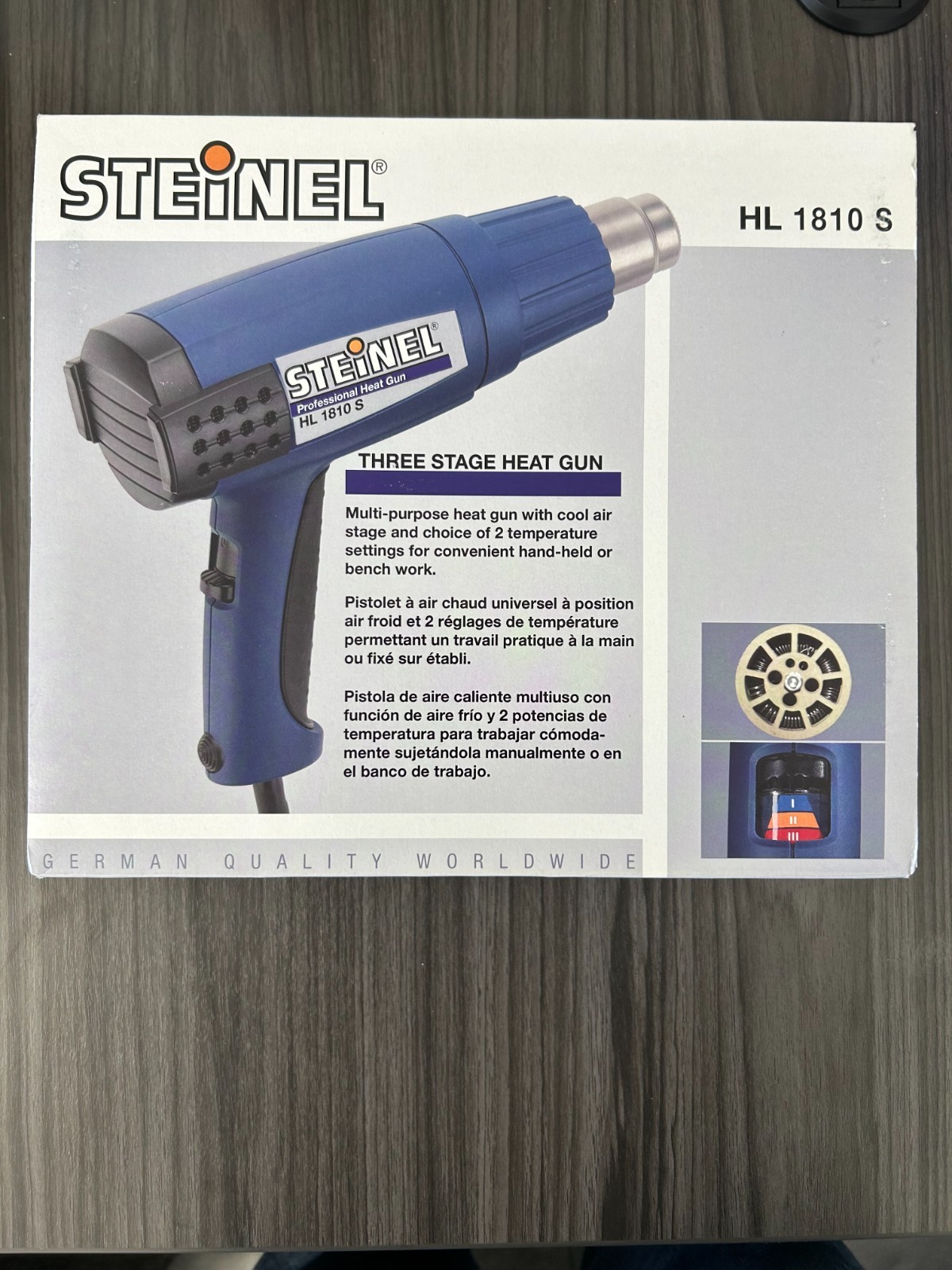 HL 1810 S General-Purpose Heat Gun, Three Stage Professional 120 V Hot Heat T…