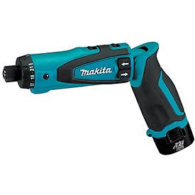 Makita 7.2v Lithium-Ion Cordless 1/4&Prime; Hex Driver-Drill Kit w/ Auto-Stop Clutch