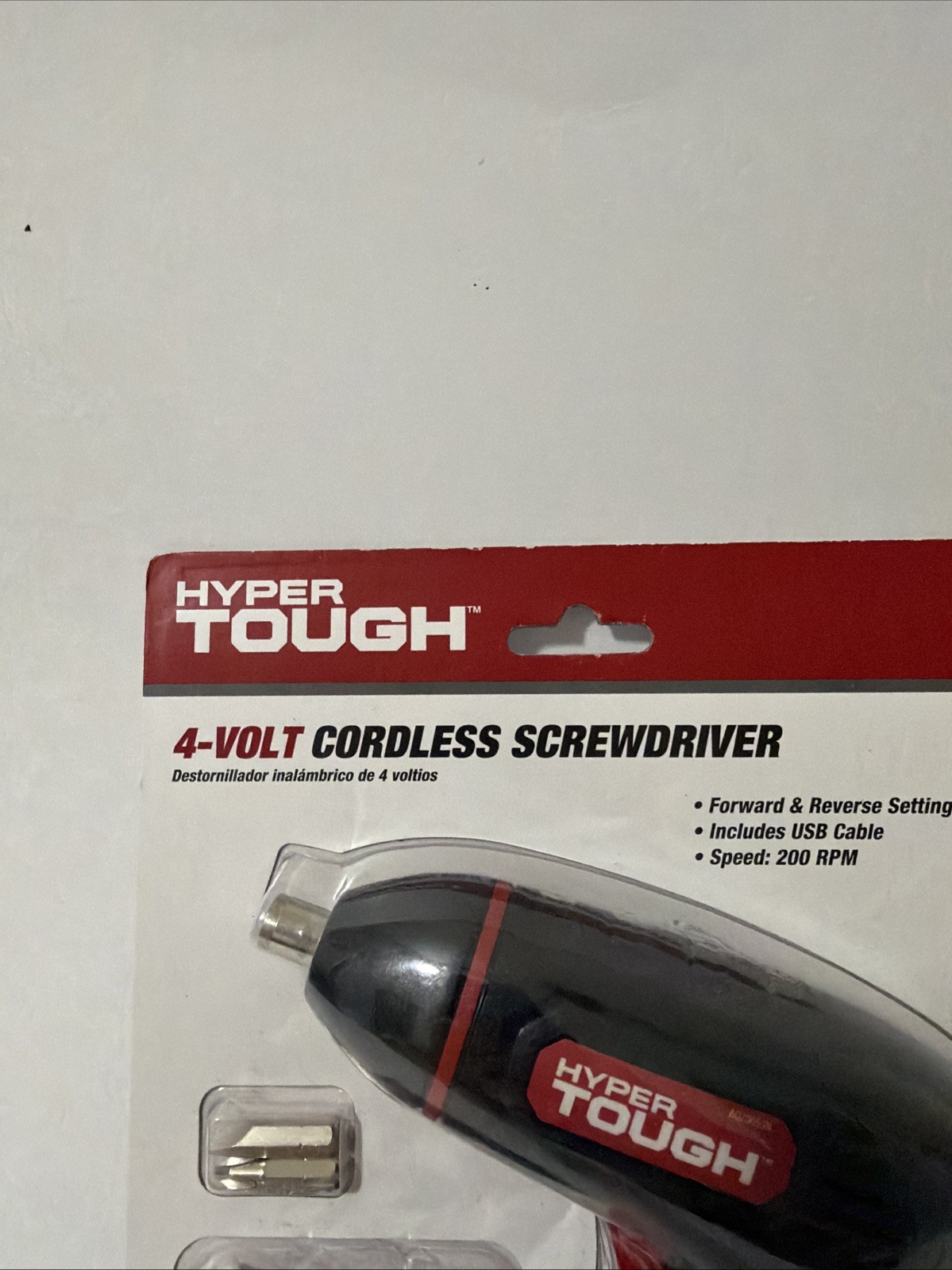 Hyper Tough 4-Volt Max Lithium-Ion Cordless Rotating Screwdriver with Charger