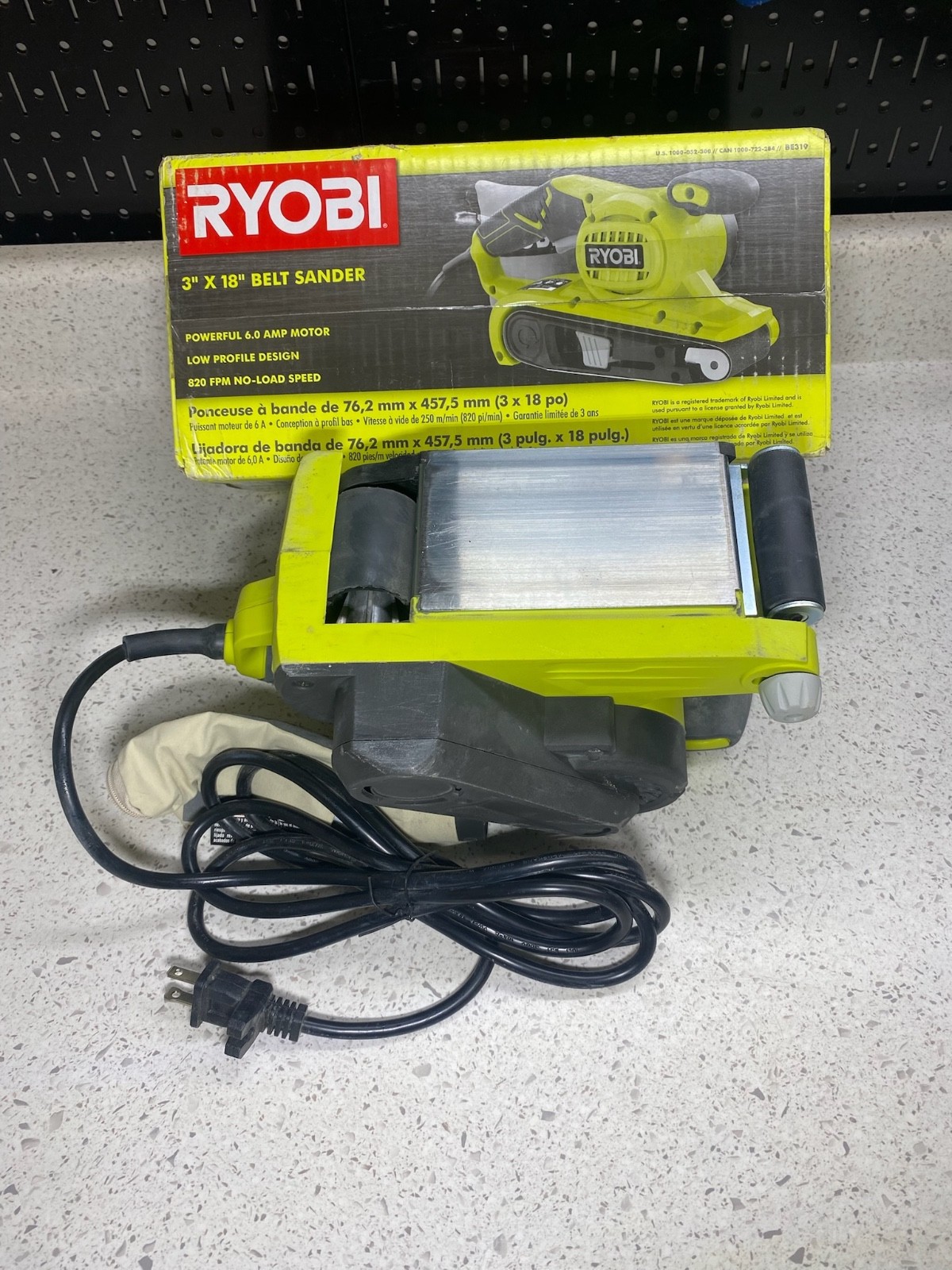 **PARTS ONLY**Ryobi BE319 1000W Belt Sander 6 AMP – FREE SHIPPING