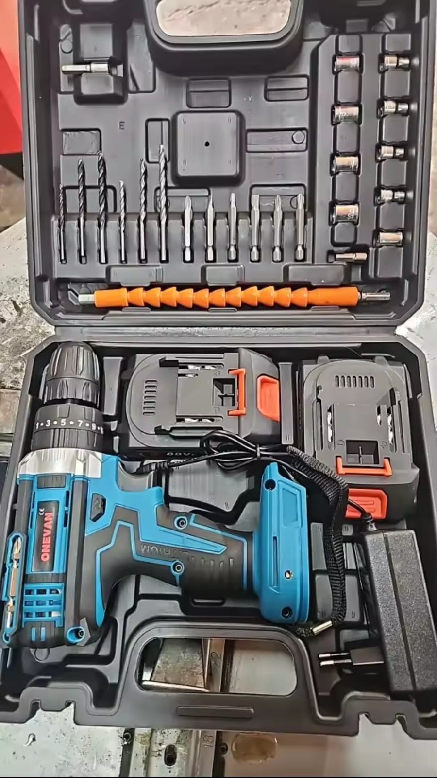 Lithium battery-powered screwdriver, electric screwdriver, electric hand drill