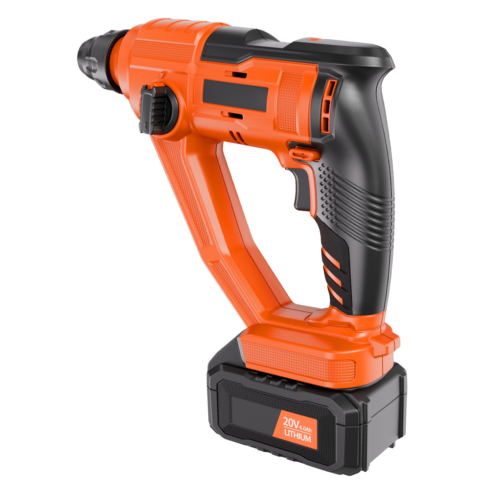 Uimoso 20V Cordless SDS-Plus Rotary Hammer Drill Kit, 0.6&Prime;, 1000RPM, Dual Modes