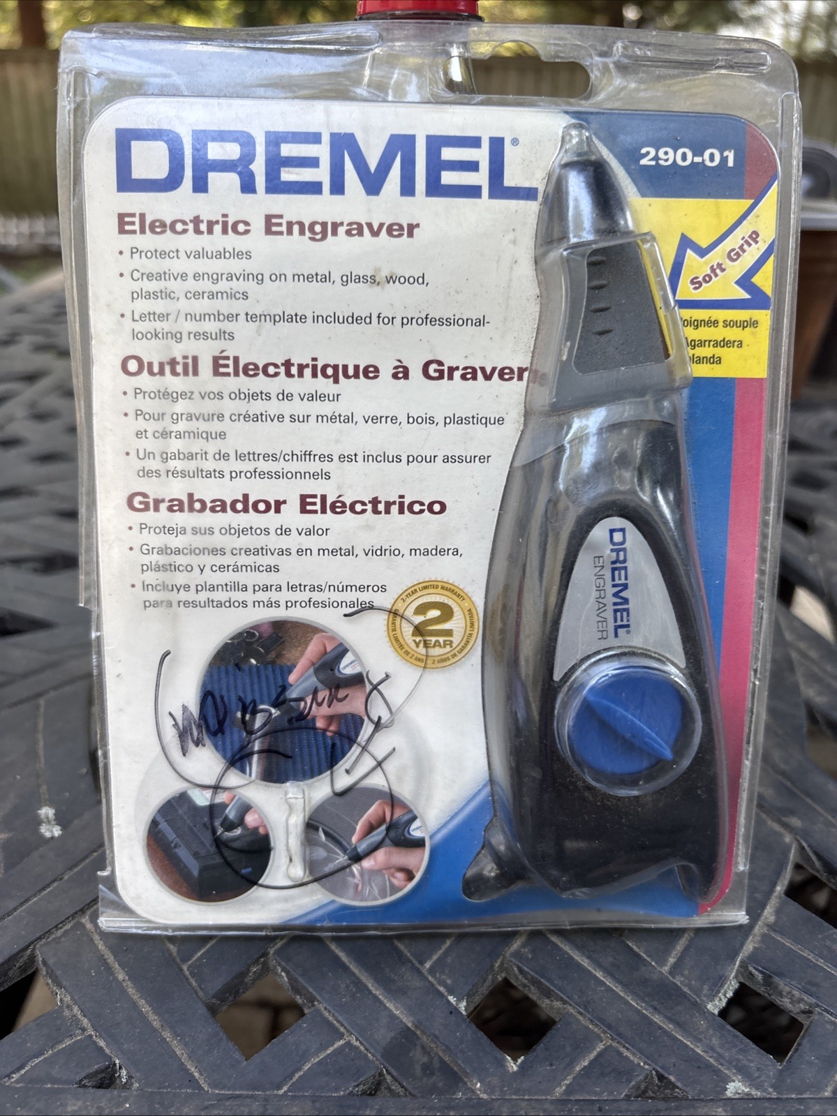 Dremel 290‑01 Electric Engraver Corded Variable Speed Tool Glass, Metal, Plastic