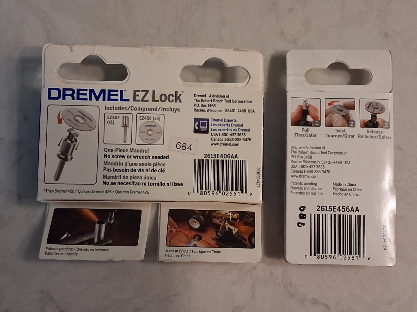 DREMEL EZ Lock EZ406 & EZ456 Blades NEW Sealed