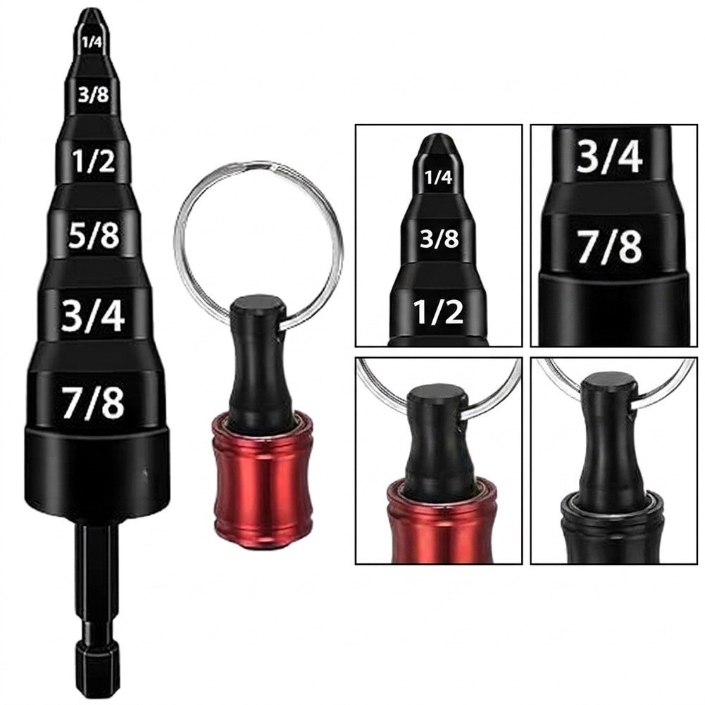 6-in-1 Copper Tube Expander Tool with 109mm Size and Black Red Color Options