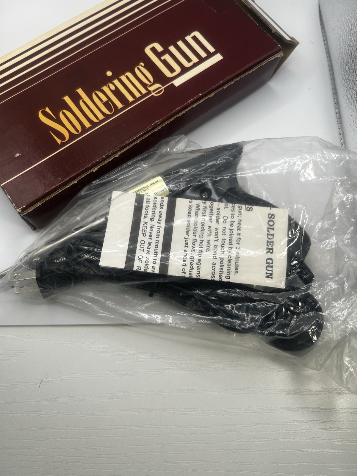 110-120V 30/35 Watt Pistol Grip Soldering Iron Gun w/ Original Box Untested