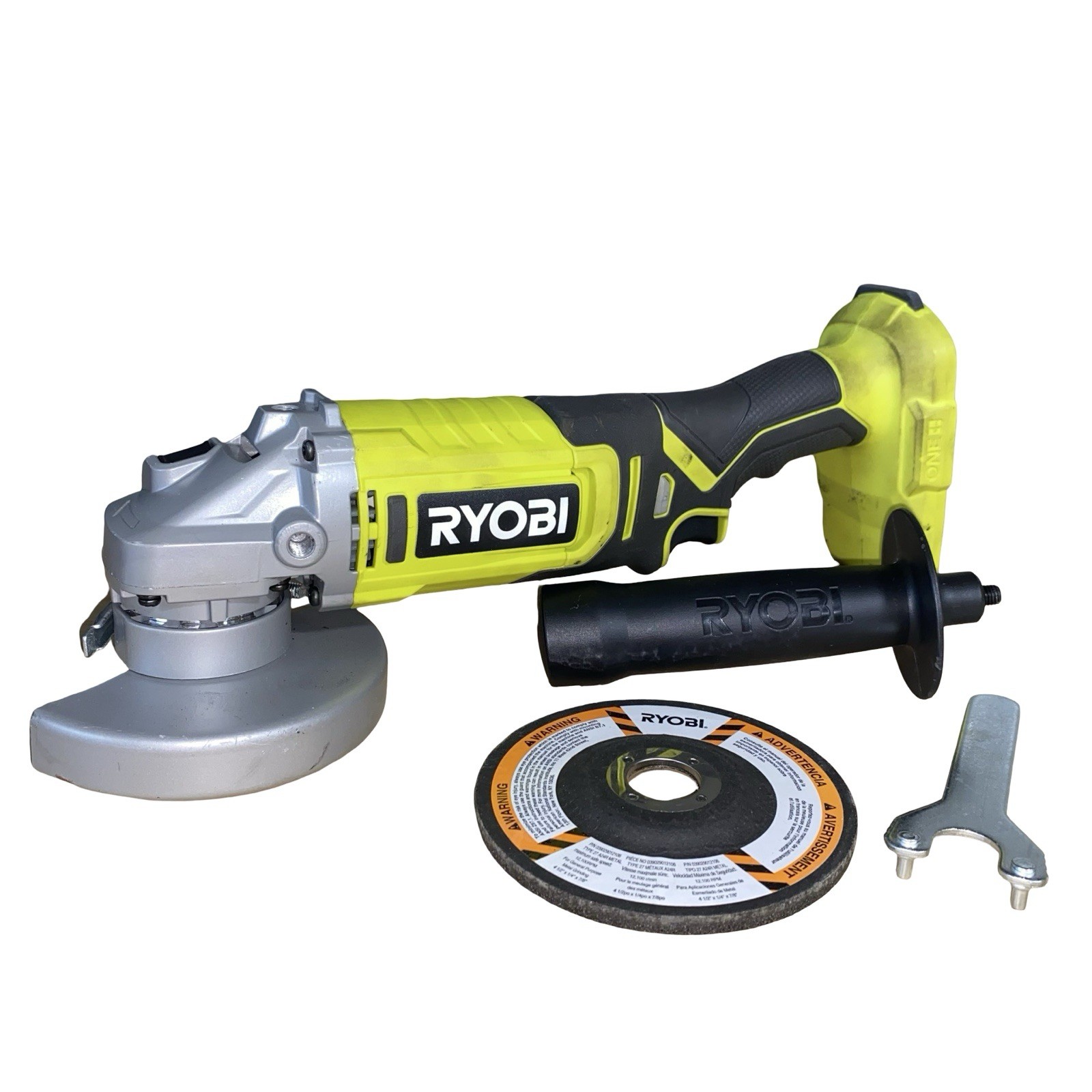 Ryobi ONE+ 18V Cordless 4-1/2 in. Angle Grinder – Tool Only (PCL445B)