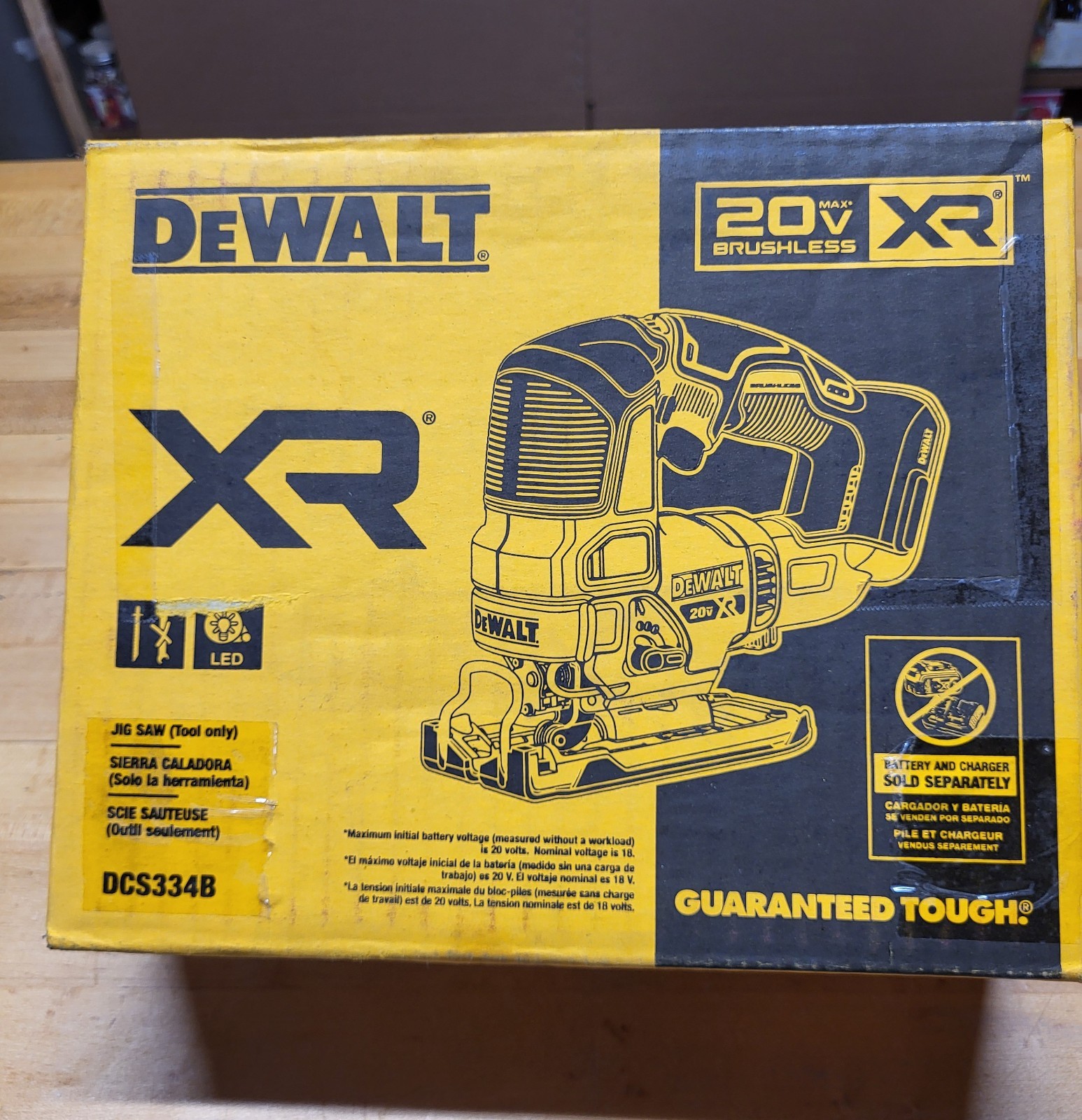 121 NEW DEWALT 20V JIGSAW, DCS 334B