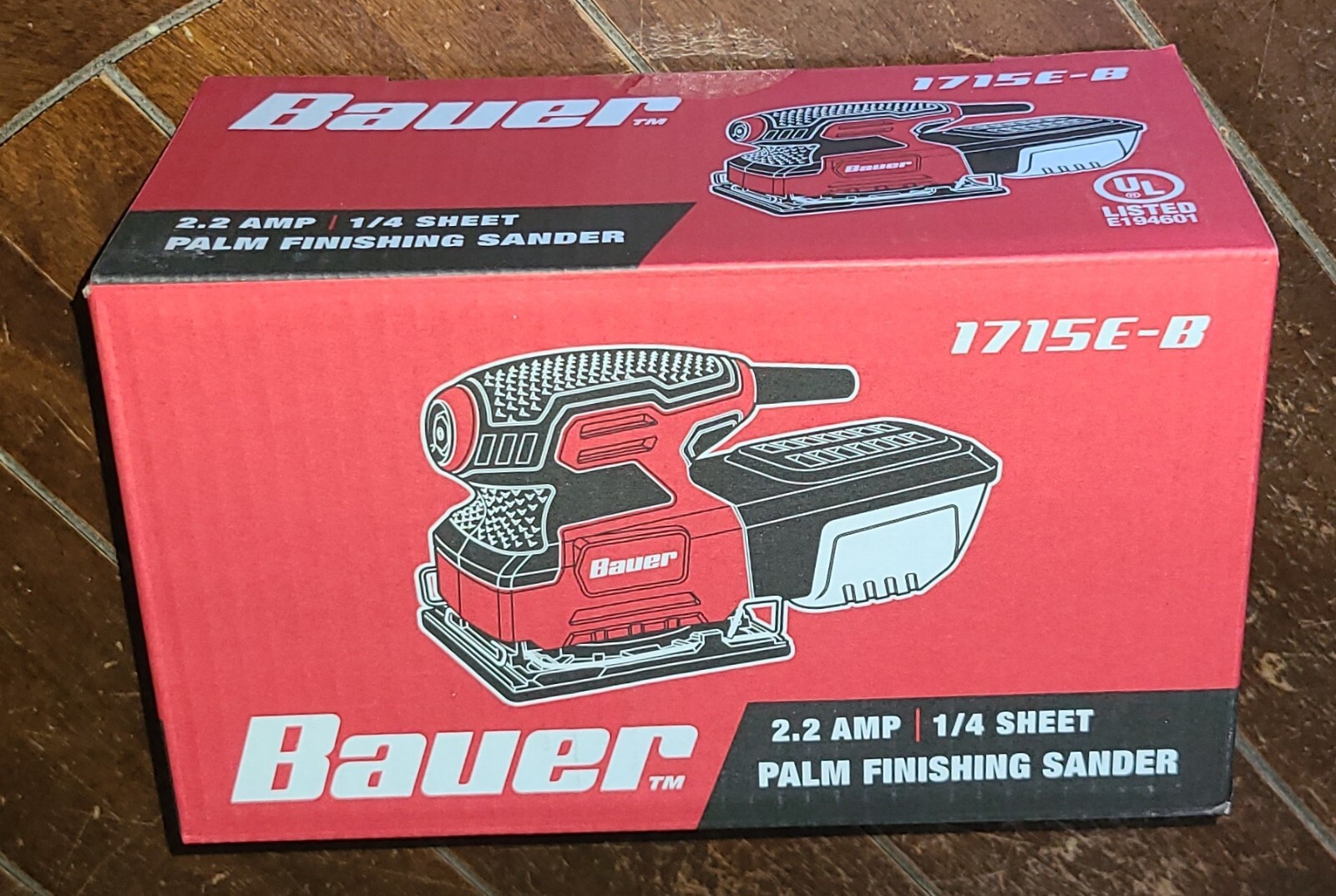 BAUER 2.2 Amp Palm Finishing Sander for 1/4 Sheets #64146