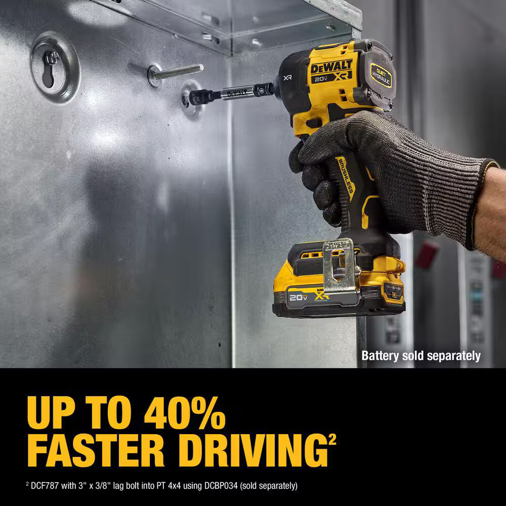DeWalt DCF870B 20V MAX XR 1/4&Prime; Quiet Hydraulic Impact Driver (tool only)