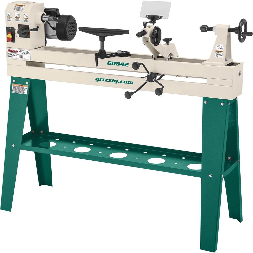 G0842 14&Prime; x 37&Prime; Wood Lathe w/ Copy Attachment