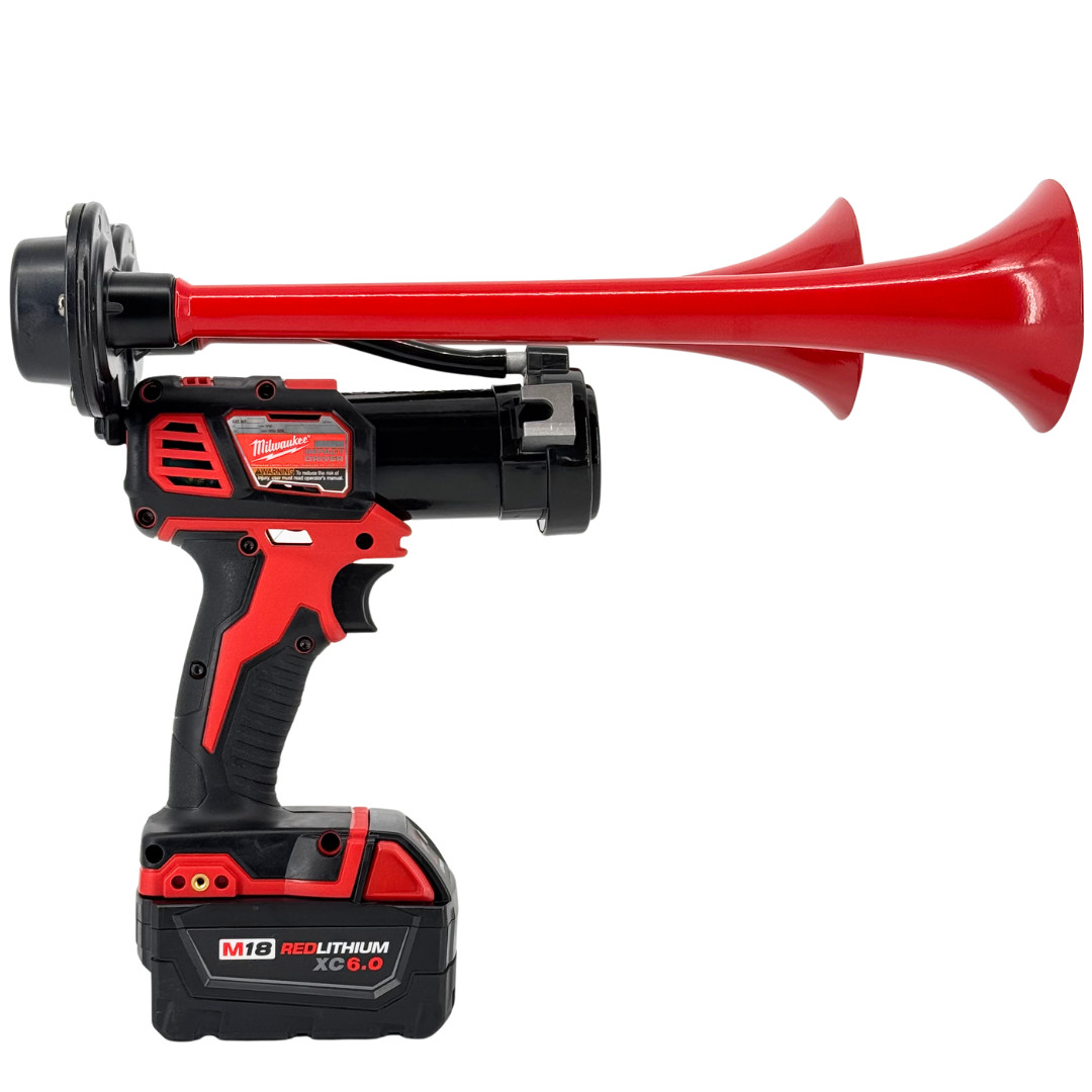 💥Milwaukee 18V impact Train Air Horn Dual Loud Air Trumpet Assembled in the USA