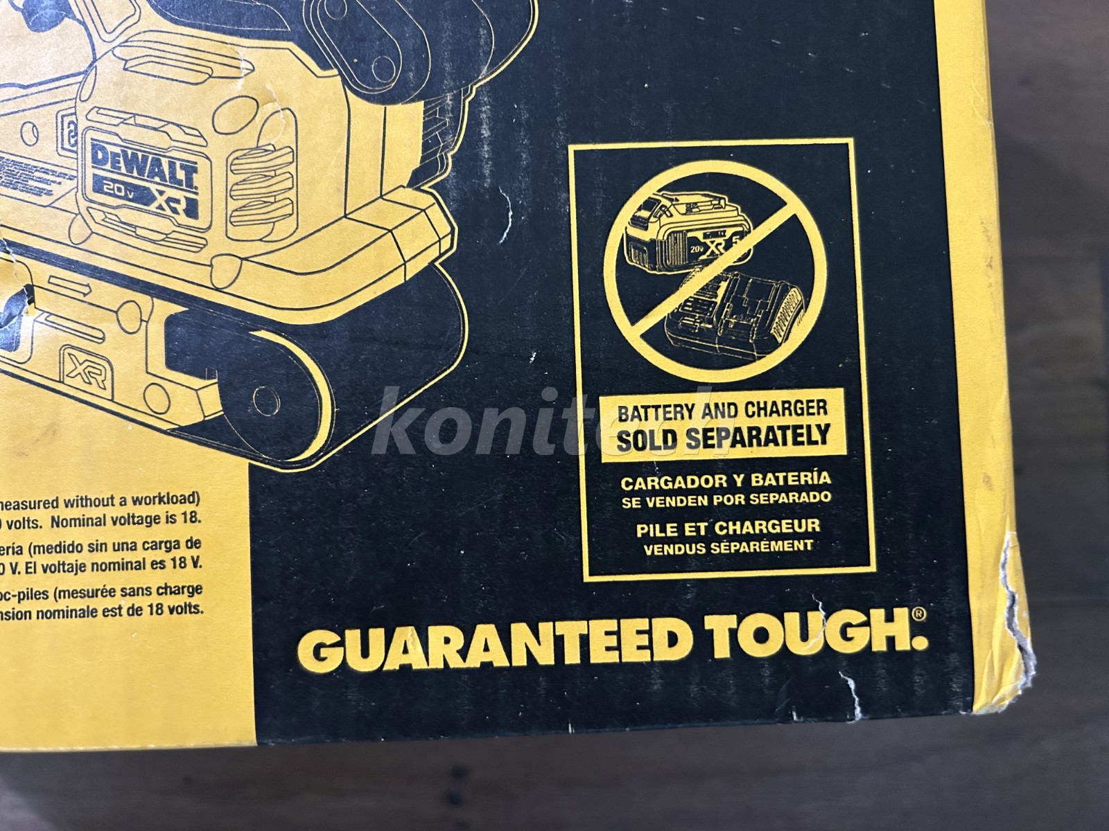 DEWALT 20V MAX XR Belt Sander (Tool Only) – DCW220B