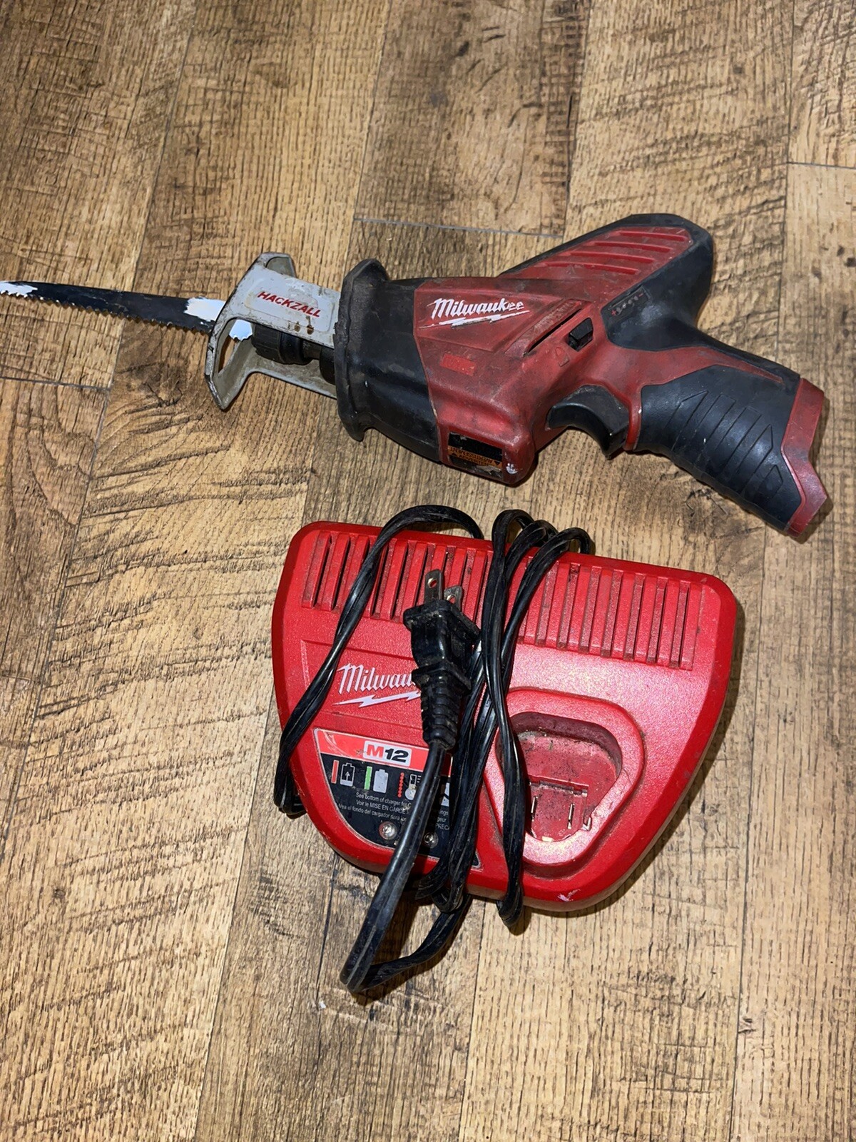 Milwaukee M12 Hackzall Reciprocating Saw (2420-20) Used Charger