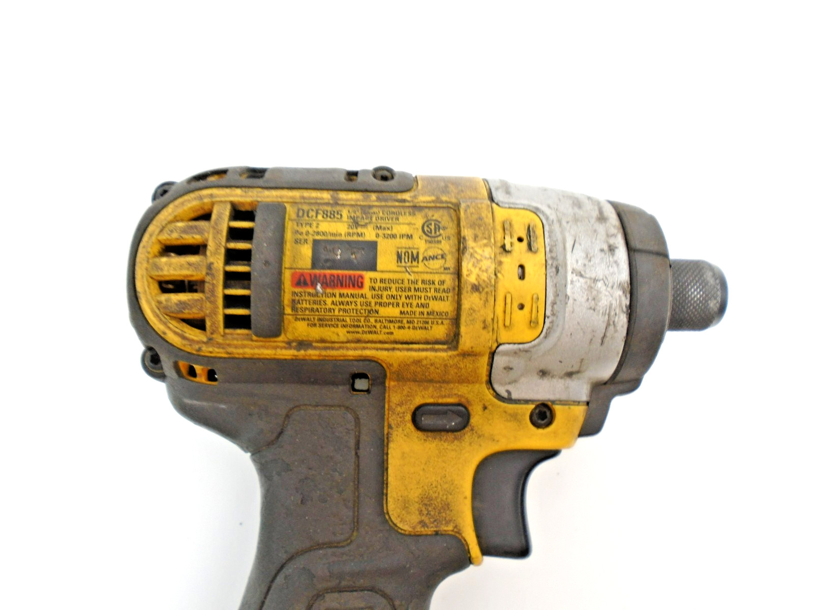 DEWALT 20V MAX Cordless 1/4 in. Impact Driver DCF885 (Tool Only)