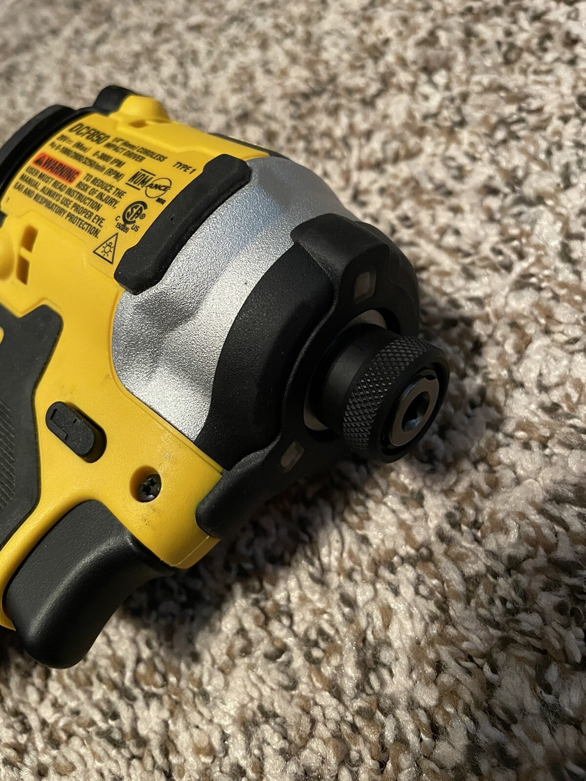 DEWALT 20V MAX DCF850 1/4 inch Cordless ATOMIC Impact Driver- Tool Only