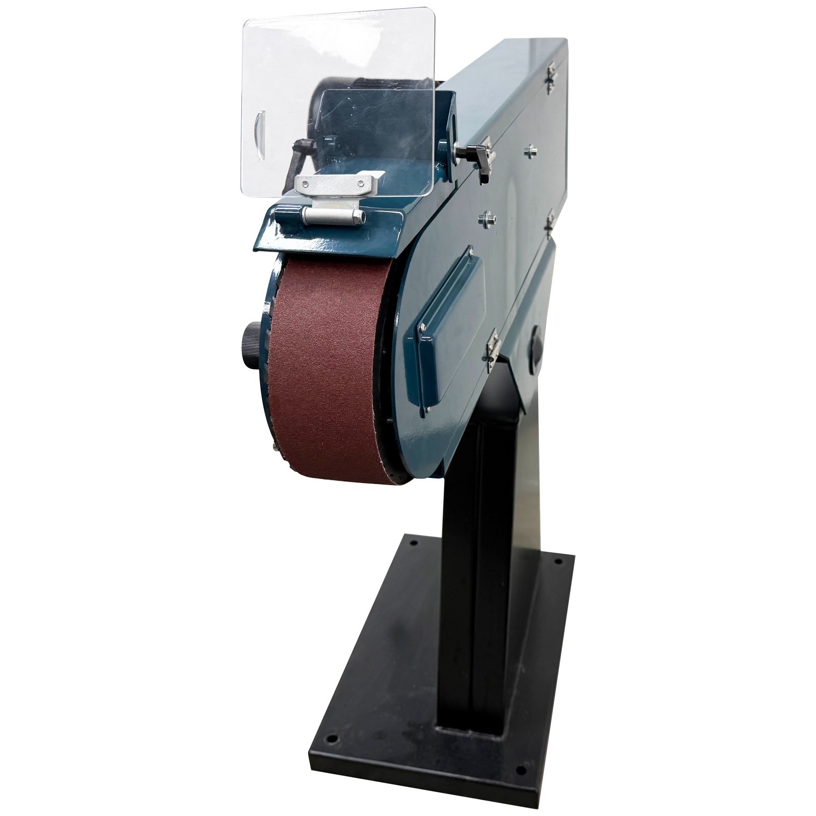 220V Vertical Belt Grinder Industrial Heavy-duty Metal Sand Belt Machine 3000W